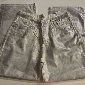 Zara Silver Women Jeans